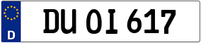 Truck License Plate